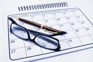 bigstockphoto_eye_glasses_and_pen_on_calenda_3977626