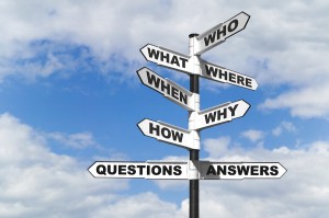 Questions and Answers signpost